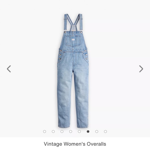 NWT Levi’s Light Wash Denim Overalls SIZE SMALL - Picture 3 of 4